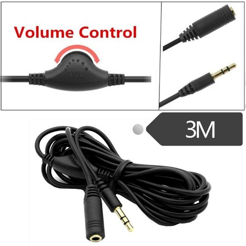 Rallonge microphone ordinateur 3 mètres 3,5 mm mâle à 3,5 mm femelle - Photo 2/6