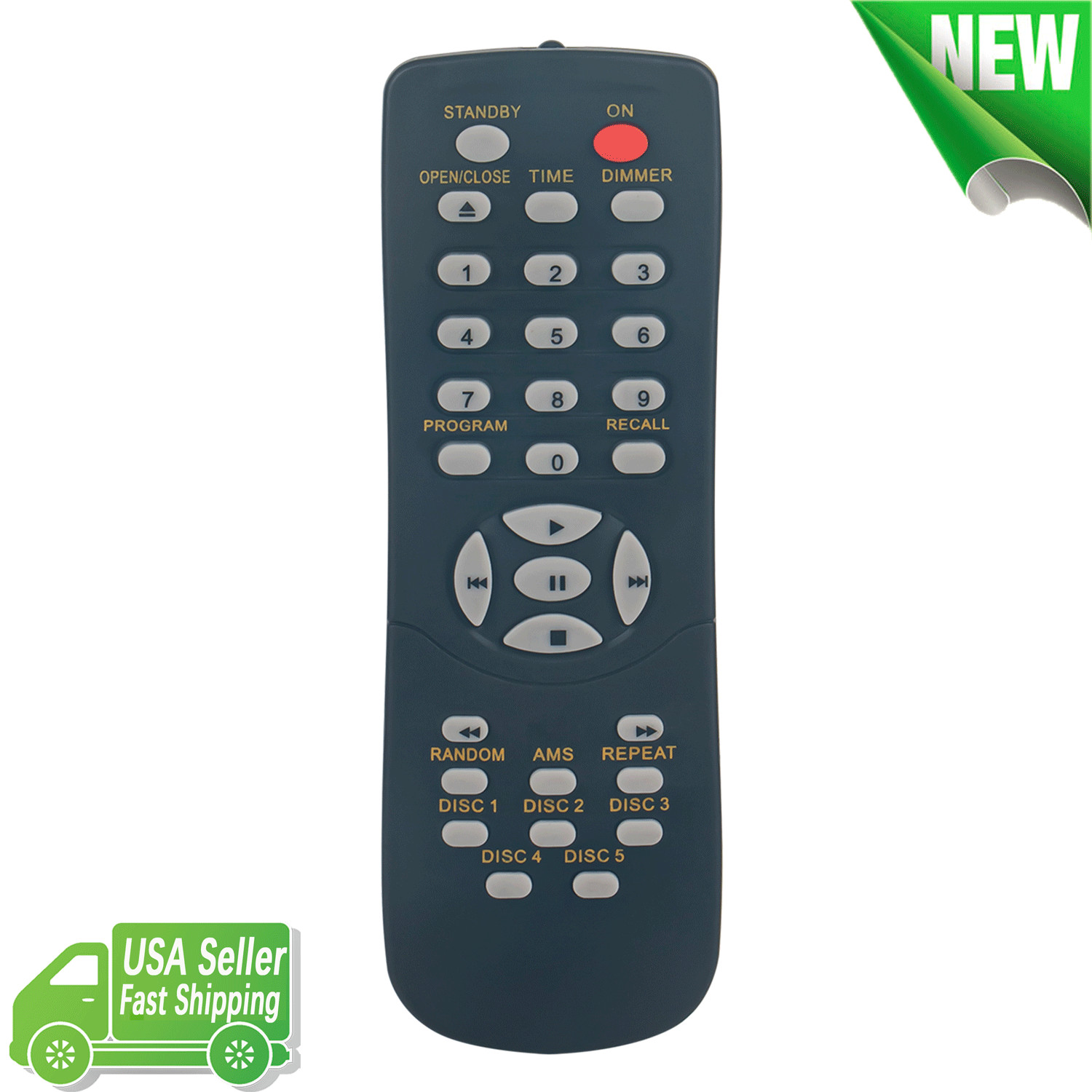 New RC4001CC Replaced Remote Control for Marantz 5 Disc CD Changer CC4001