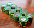 Lot 100 NEW 1980s HILTON $25 A COIN Casino chip MAYAGUEZ Puerto Rico poker — photo 4