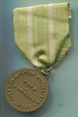 Orden Frankreich Federation Mutulete Mons Borinafge 29mm (ww726)