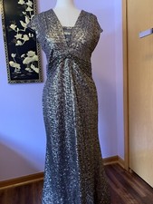 Pamella Roland Women's Stretch Sequin Long Dress