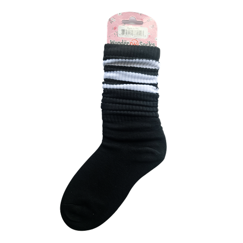 Wonder Slouch Socks Stripe Super Soft One Size 3 Pairs - 第 7/13 張圖片