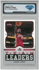 2006-07 Fleer LEBRON JAMES Team Leaders 💎 DSG 10 Gem Mint