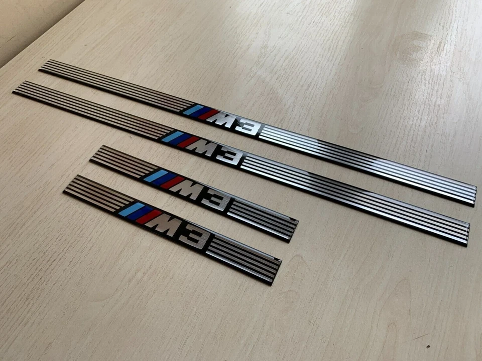  Door covers sills panels for BMW M3 Style E36 sedan set 4 pcs - Image 3 of 4