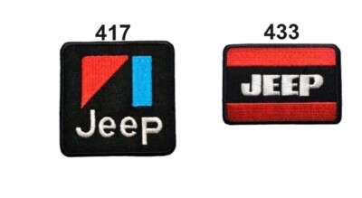 Jeep SUV Racing Car Sports Iron Sew On Embroidered Patch Jacket Jeans Lether