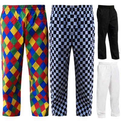 harlequin chef trousers