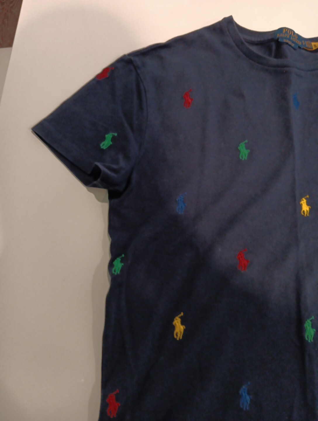 maglietta pony ralph lauren all over taglia S