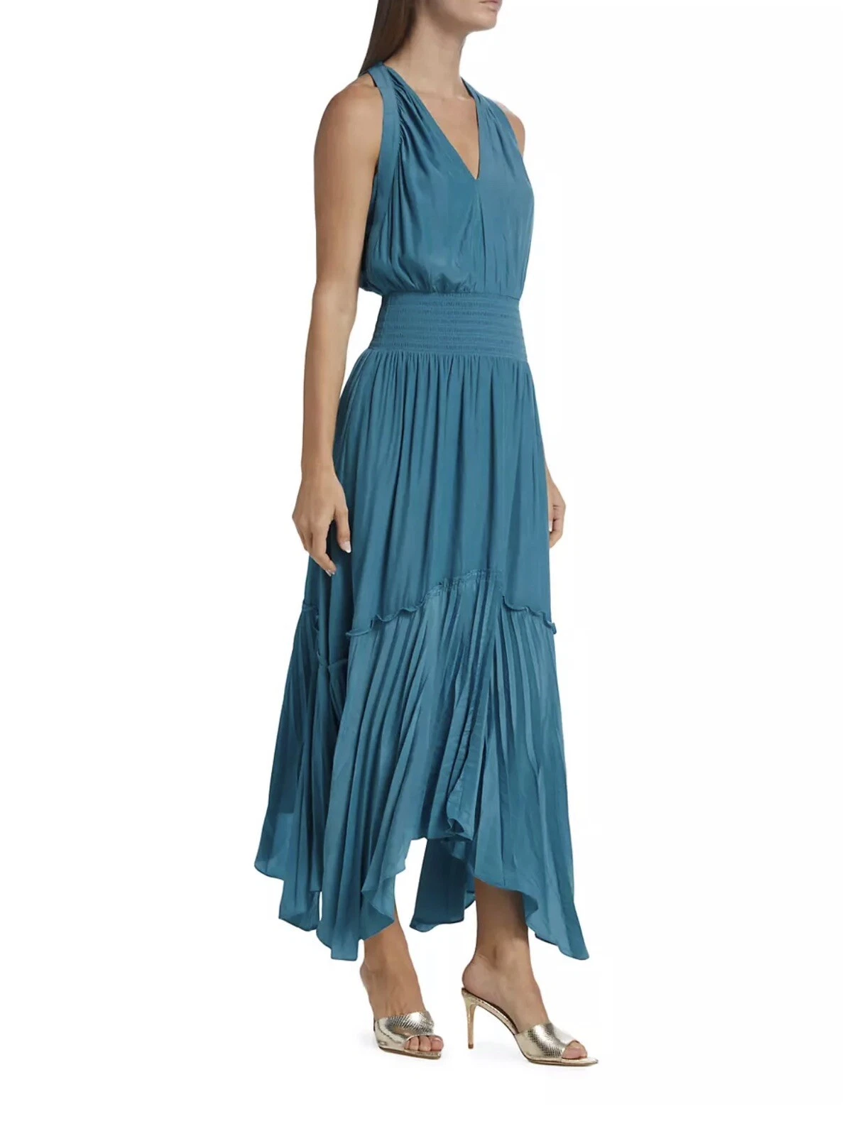 VALENTINO Maxi abito Ramy Brook Valentine Halter taglia XS