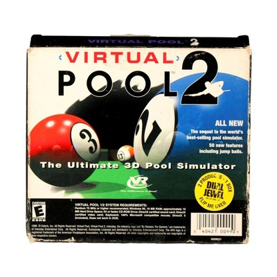 Virtual Pool 2 (PC, 1997) The Ultimate 3D Pool Simulator