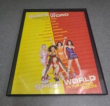 Spice World Spice Girls Movie 1998 Print Ad Framed 8.5x11 Wall Art 