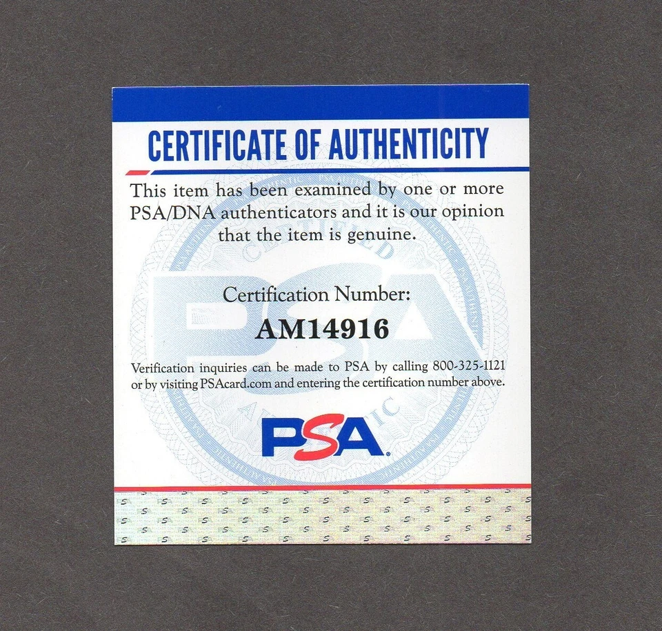 Jim Thome Autographed Signed 8x10 Photofile PSA DNA COA Indians HOF - Image 2 of 2