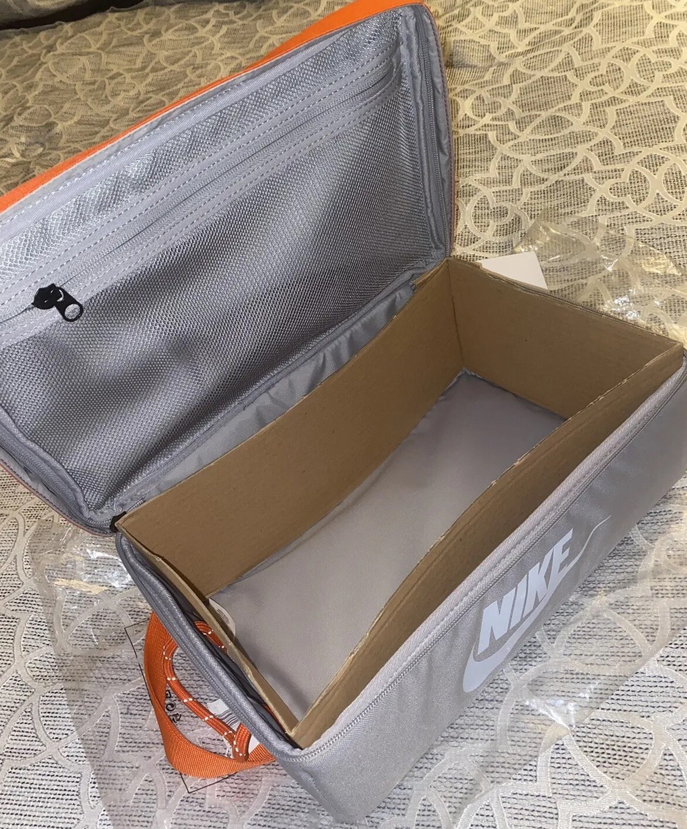 Nike Premium Shoebox Bag Unisex Sports Travel Gym Backpack Orange