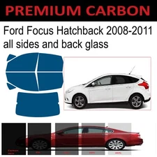 Premium Carbon Window Tint fits Ford Focus Hatchback 2008-2011 precut tint