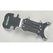 Traxxas T-Maxx 2.5 3.3 & E-Maxx Silver Aluminum Rear Skid Plate by Integy