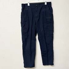 5.11 Tactical Pants Mens Canvas Cargo Navy Blue Size 38x32