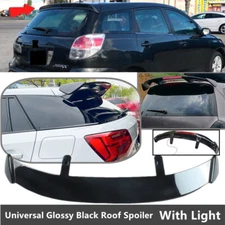 Universal For 2003-2008 Toyota Matrix Rear Roof Spoiler Modified Wing W/ Light