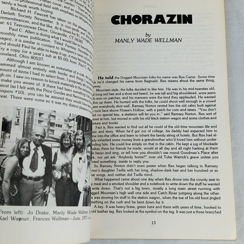 WHISPERS Vol. 3 Horror Fanzine Fiction Vintage 1978 Rare Cool Illustrations - Picture 10 of 16