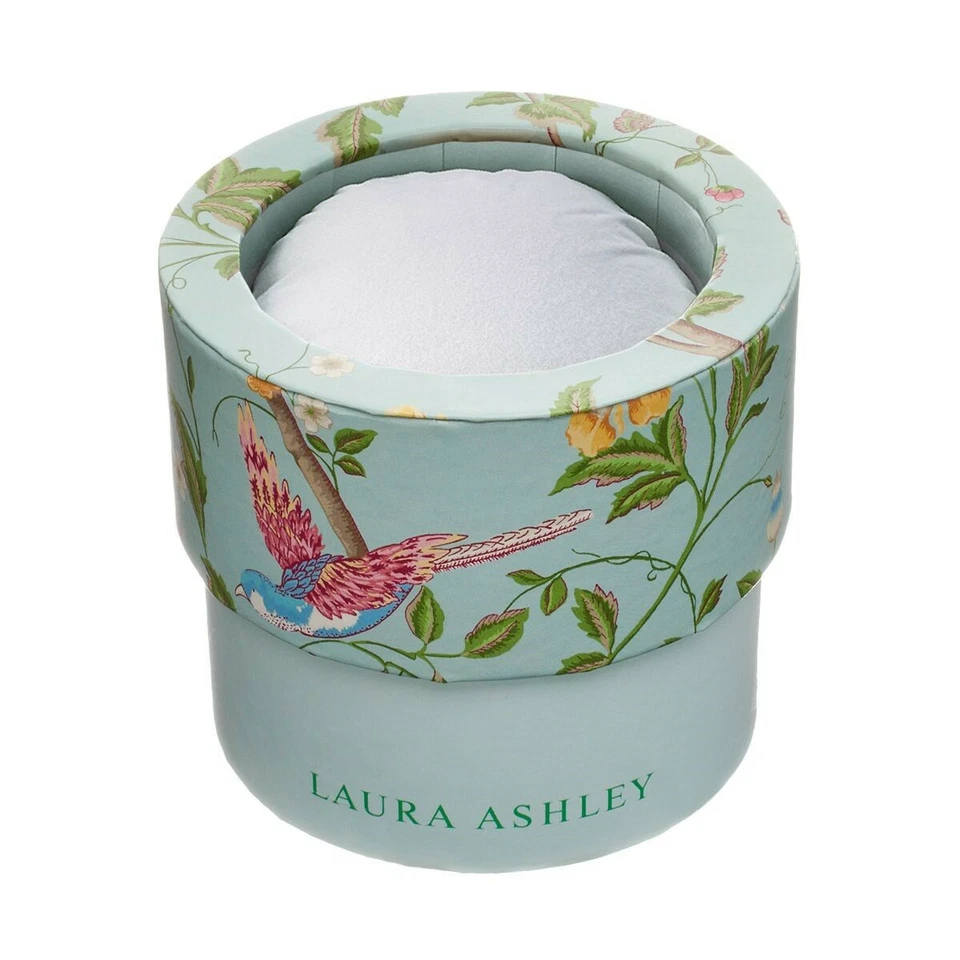 Reloj Laura Ashley Damas Azul Floral Flor Banda Bisel Acanalado La31005Bl Nuevo con Etiquetas Nuevo en Caja Foto 3 de 3