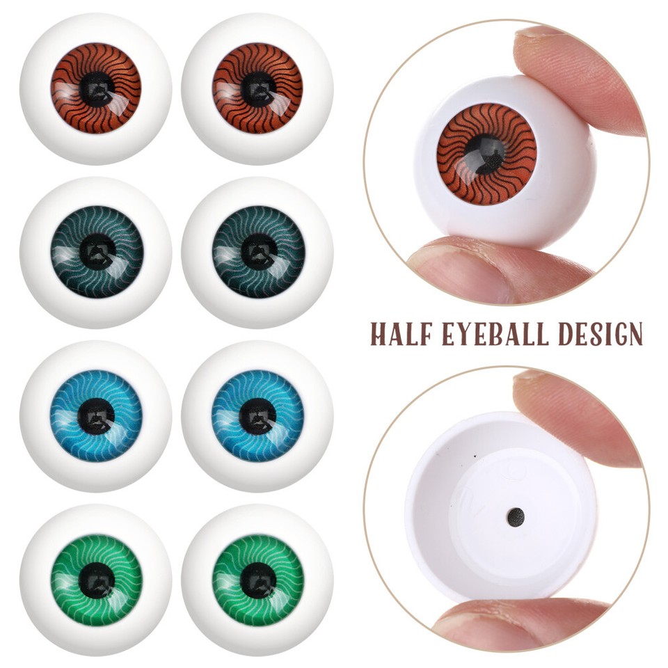 8 Hollow Halloween Costume Creepy Props Eyeballs Flat Man Child eBay