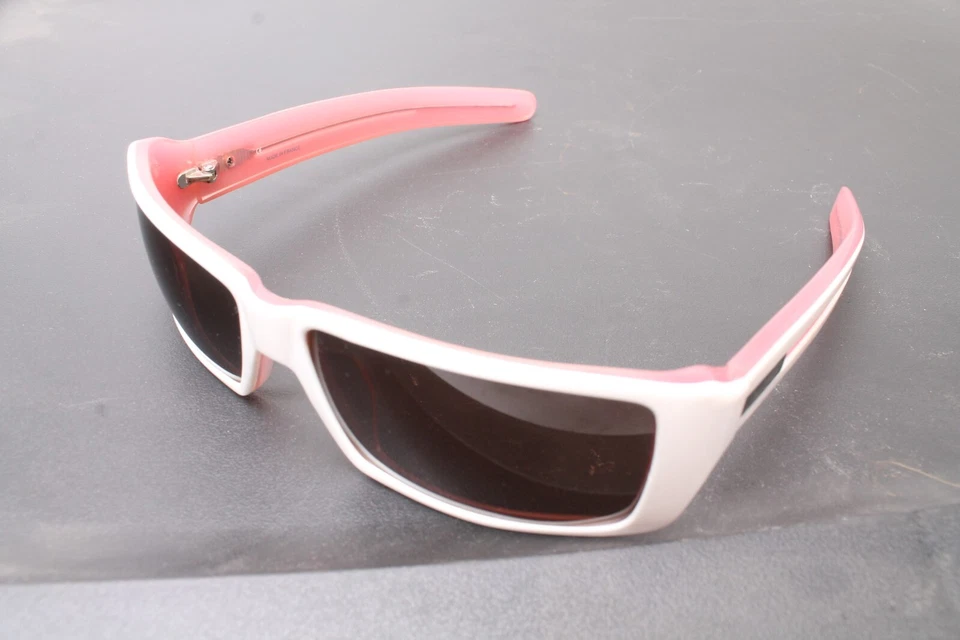 Gafas de sol usadas Julbo rosa/blanco RIP S 263 9 17 RIPS263917 hechas en Francia Foto 3 de 4