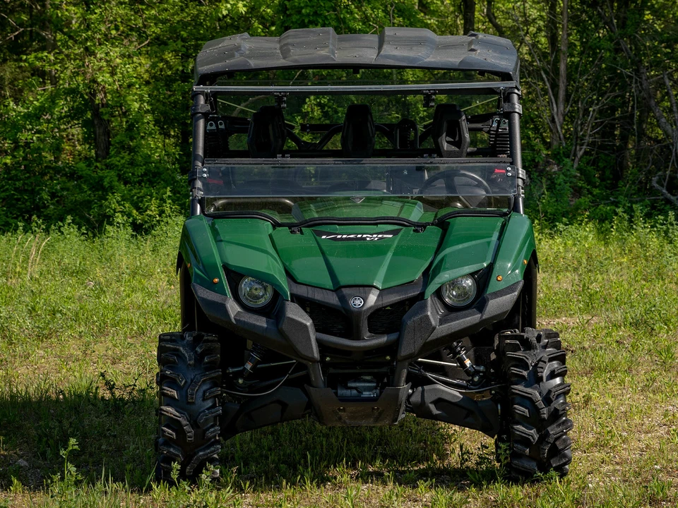 Parabrisas abatible resistente a arañazos SuperATV para Yamaha Viking / VI Foto 4 de 4