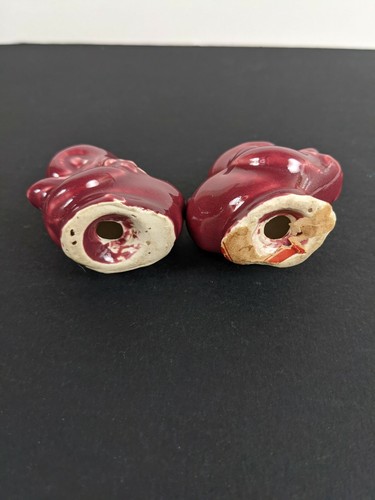 Pink Duck Salt and Pepper Shakers Pair Retro 40's 50's Pair Couple Kitchen - Picture 7 of 8