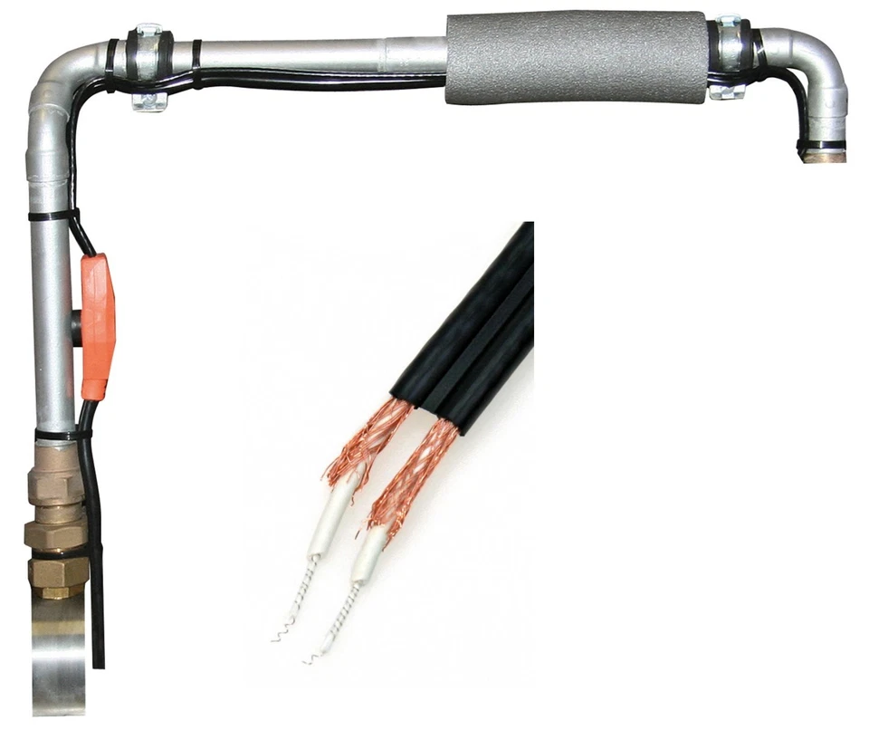 Frostschutz Heizleitung Länge wählb. Heizkabel Begleitheizung Rohrbegleitheizung