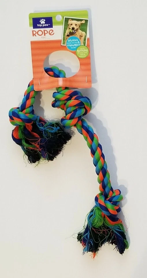 2 X Cuerda Pata Superior 4 Nudos Azul Grande Totalmente Nueva  Foto 2 de 4