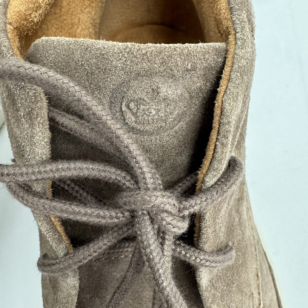 Born Theo Leather Suede Chukka Boots Mens 13 Taupe Brown Lightweight Lace Up NWT Born Theo Chukka Boot Taupe/Brown Combo - Blanton-Caldwell main image 2