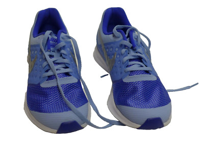 Nike Downshifter 7 Running Blue Gray Athletic Shoes Size 6.5Y