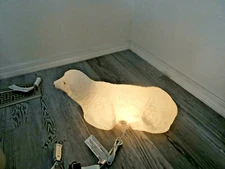   General Foam Plastics Lamb Sheep Blow Mold Decor Nativity Light Christmas