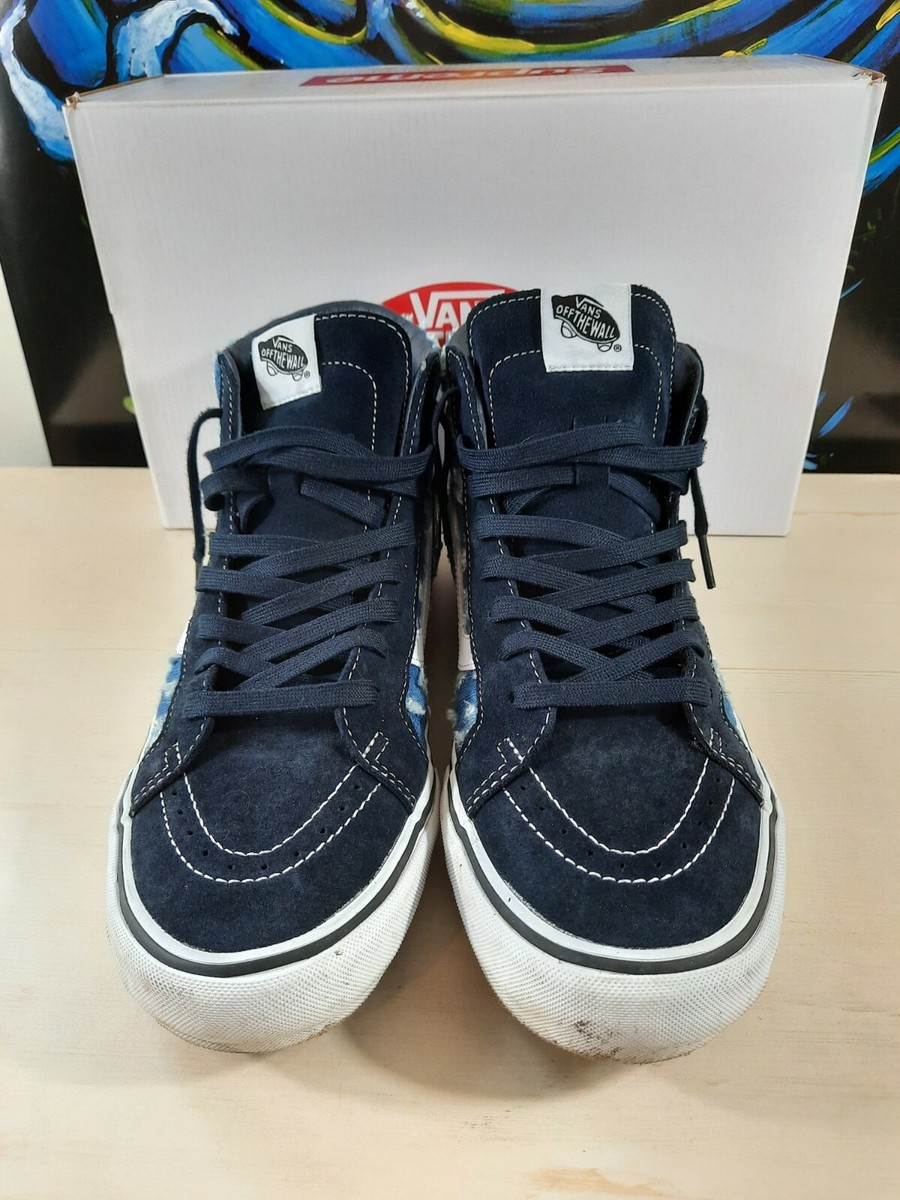 靴 supreme vans sk8-hi reissue Vans Sk8-hi Reissue X Supreme Hole Punch Denim 11.5 Ships