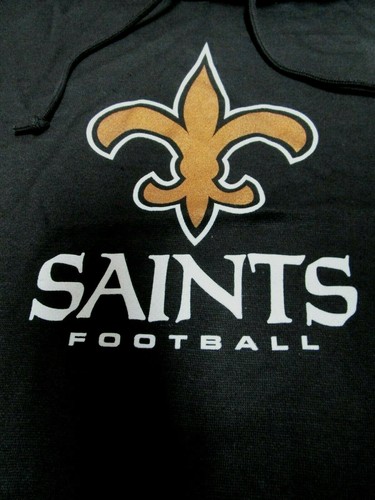 NFL TEAM APPAREL MENS BLACK HOODY SWEATSHIRT NEW 3X TALL 4X - Picture 2 of 3