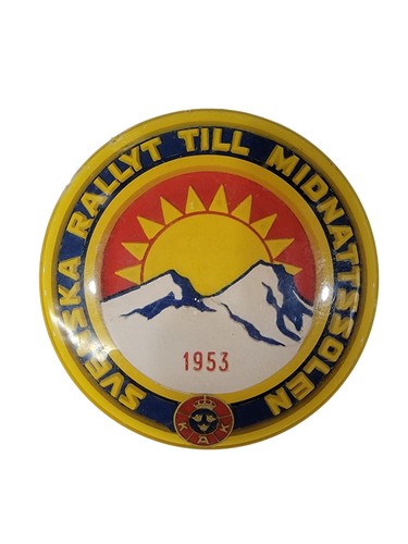 Own a Piece of Rallying History: 1953 Swedish Rally to the Midnight Sun Badge