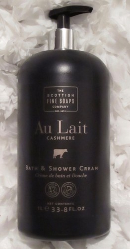 SCOTTISH FINE SOAPS COMPANY AU LAIT CASHMERE BATH & SHOWER CREAM 1L 33.8 FL OZ