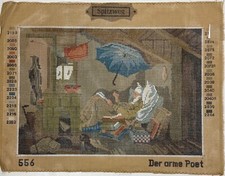 Carl Spitzweg DER ARME THE POOR POET Famous Painting as a Needlepoint Canvas