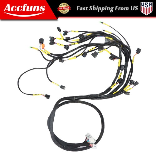 K20 K24 K-Series Tucked Engine Harness Fit For Acura K-Swap Integra CRX EG EK - Picture 2 of 9