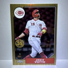Joey Votto 2022 Topps Chrome 35th Anniversary Refractor #87BC-4 Cincinatti Reds