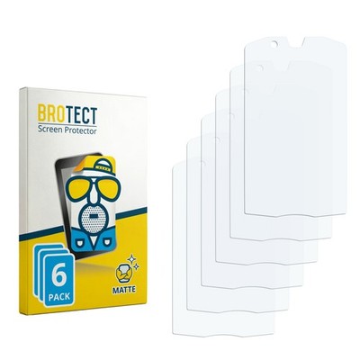 6x Schutzfolie Matt für Point Mobile PM66 Displayschutz Antireflektierend