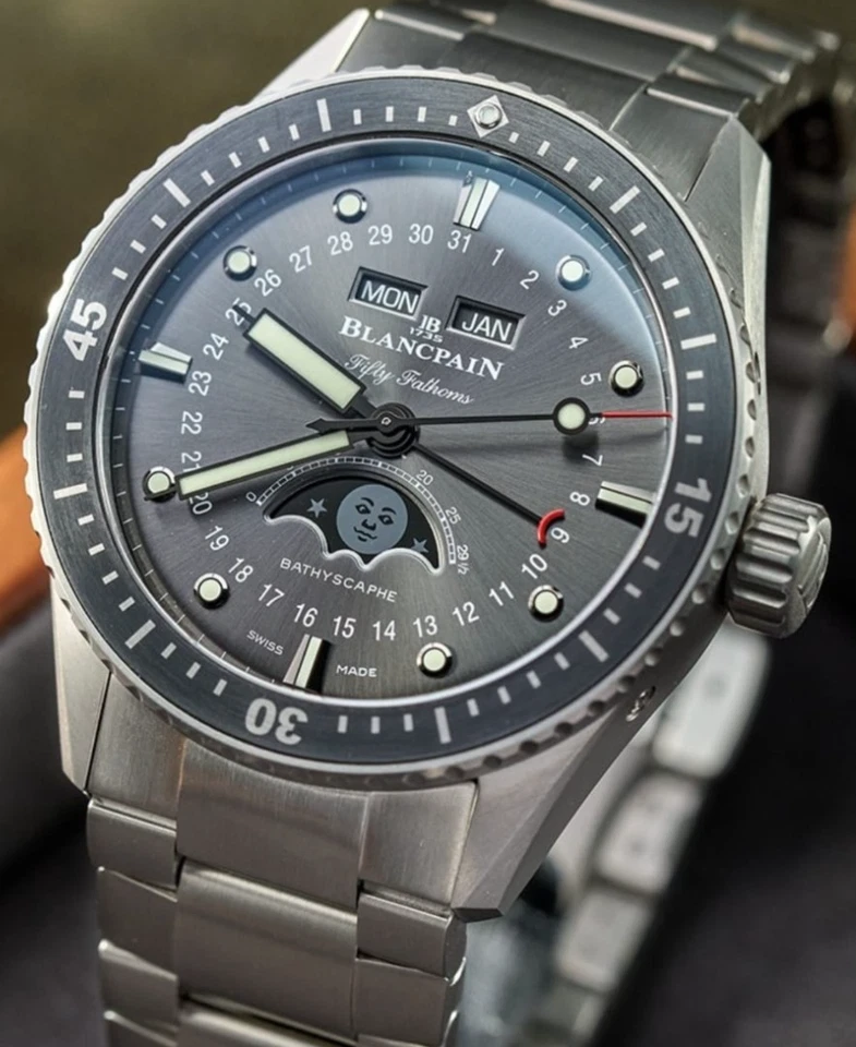Blancpain Herren/Unisex Uhr Fifty Fathoms Ref. 5054-1110-71S NEW FULL SET - Bild 1 von 1