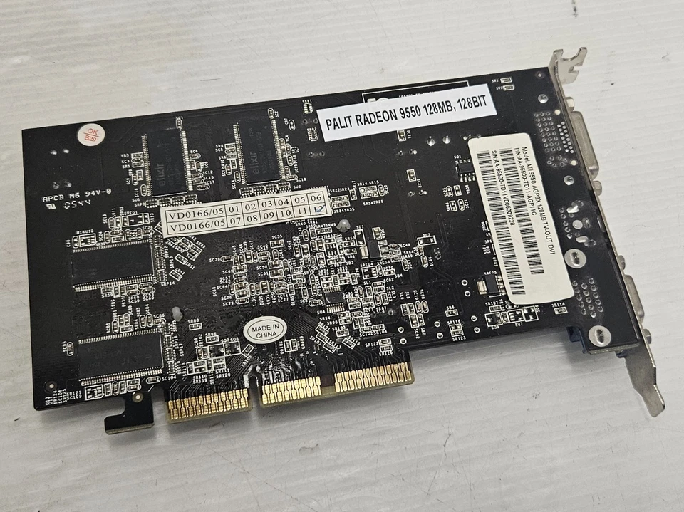 ATI Radeon 9550 128MB DDR, 128BIT, AGP, Palit AA-95500-TD11-AGP11C, BLACK, WORKS - Image 3 of 4