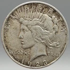 Peace Dollar 1923 D 90% Silver Ungraded Circulated Coin