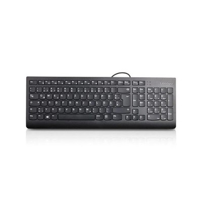 Lenovo KU-1601 Compact Wired USB Black Slim Keyboard | eBay