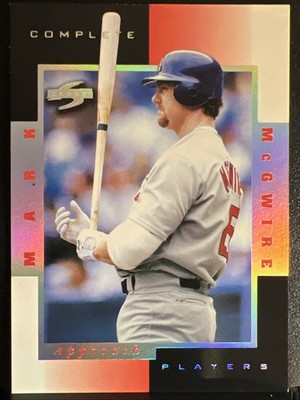 1998 Score Complete Players Approach  #2A Mark McGwire Cardinals
