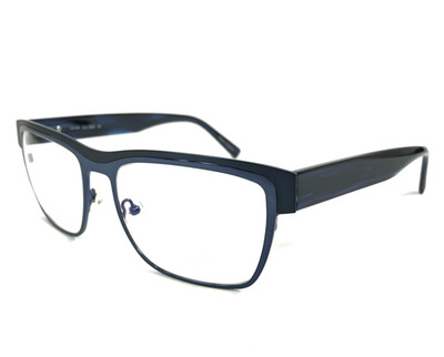 Tom Davies Eyeglasses Frames TD754 Col. 2265 Matte and Polished Blue 57-18-145
