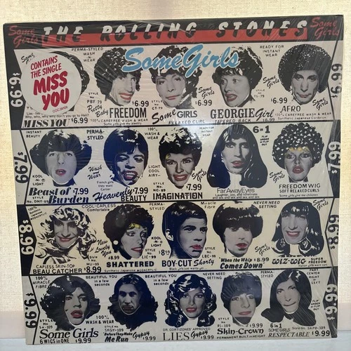 INCREDIBLE FIRST PRESSING ROLLING STONES SOME GIRLS LP WITHDRAWN COVER SEALED
