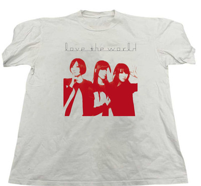 love the world  by Perfume Band White Shirt S-5XL R150