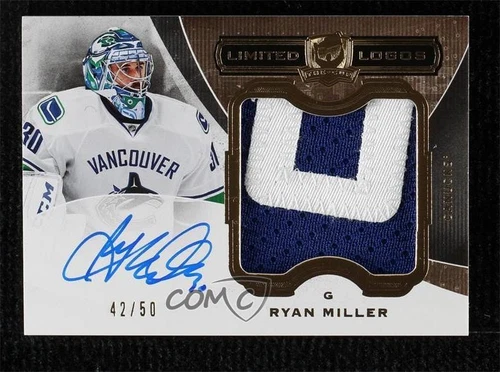 2014-15 Upper Deck The Cup Limited Logos /50 Ryan Miller #LL-RY Auto