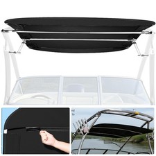 Universal Wakeboard Tower Boat Bimini Top for Most 2-2.5 Tube Wake Towers