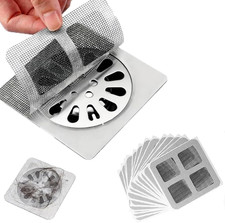 Upgrade Disposable Hair Drain Stickers, Disposable Shower Drain Cover Hair Catch